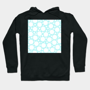 Polka Dots Pastel Blue & White Hoodie